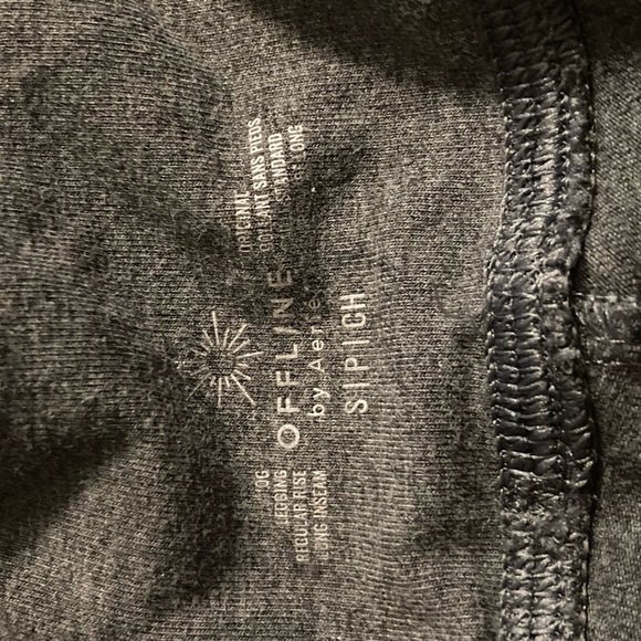 Women aerie OG legging regular rise offline athletic ware workout pants grey s - Picture 4 of 5